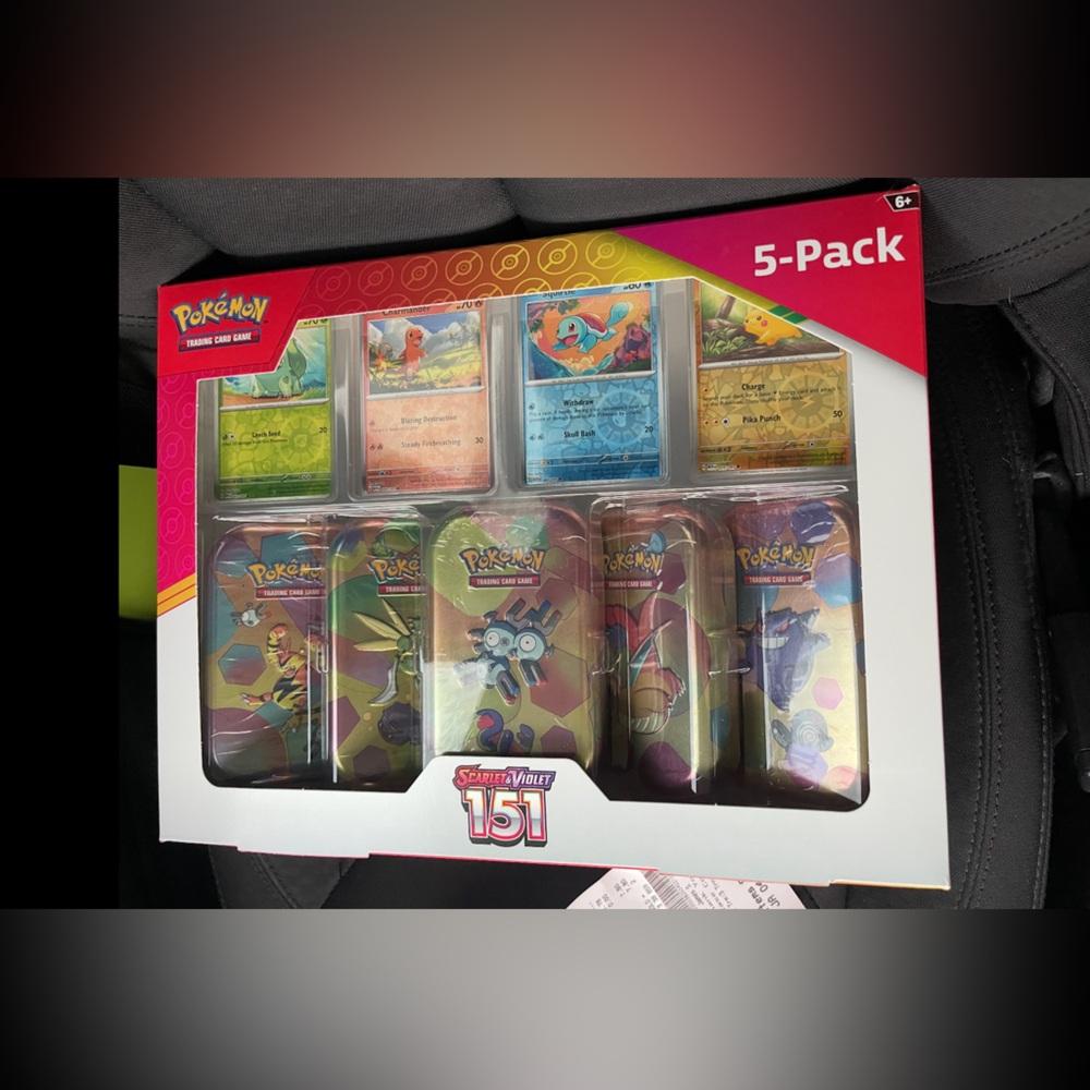 Pokemon TCG 5-Pack Tin Set